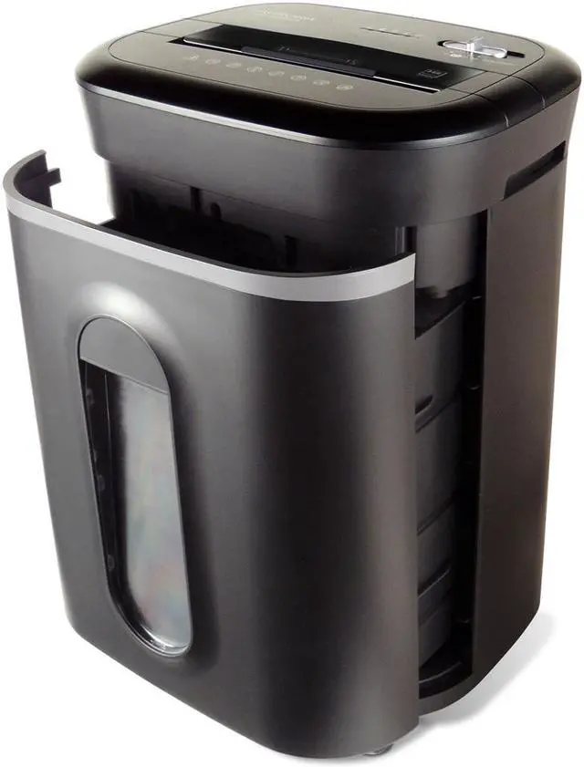 Alt view image 3 of 5 - Aurora AU1800XA Anti-Jam 18-Sheet Crosscut Paper/ CD and Credit Card Shredder/ 6-gallon pullout basket 30 Minutes Continuous Run Time
