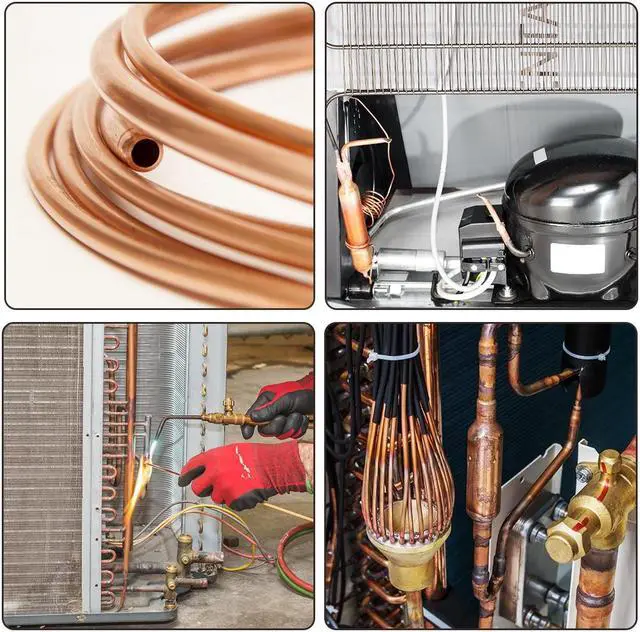 Alt view image 4 of 4 - Refrigeration Tubing, 7/64" OD x 1/16" ID x 9.8 Ft Soft Coil Copper Tubing