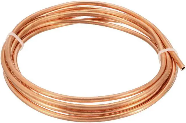 Main image of Refrigeration Tubing 3mm OD 2mm ID 6.5Ft Length Copper Tubing Coil