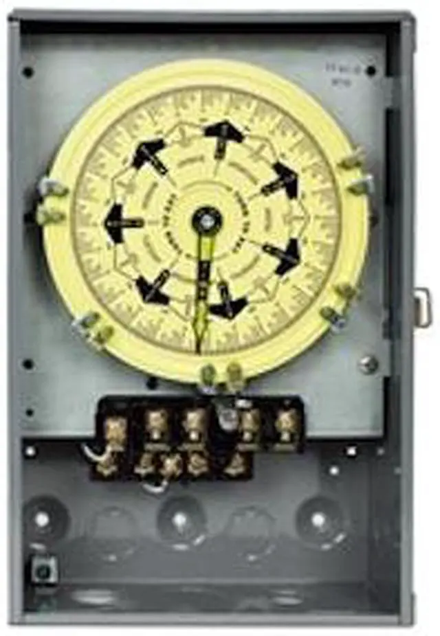 Alt view image 3 of 9 - INTERMATIC T7401B Electromechanical Timer,7 Day,4 Poles