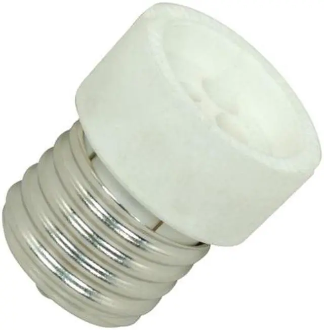 Alt view image 2 of 2 - Satco 90-2433 E26 Medium Base to GU10 Socket Adapter / Reducer
