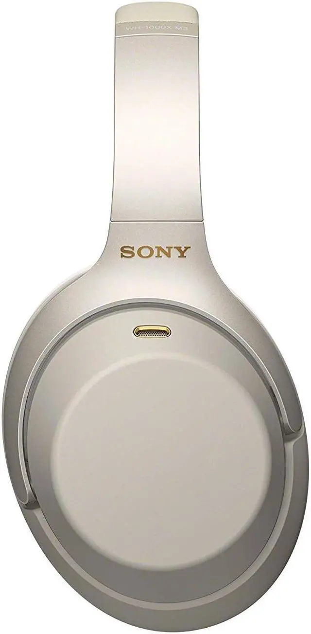 Alt view image 5 of 13 - Sony WH1000XM3 Bluetooth Wireless Noise Canceling Headphones Silver WH-1000XM3/S