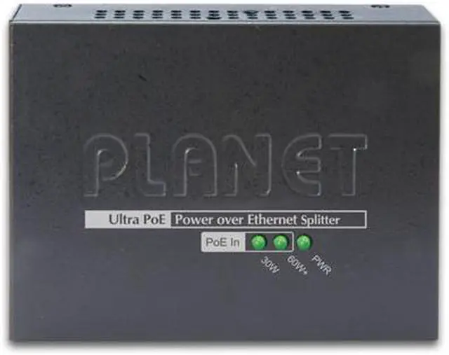 Alt view image 2 of 5 - Planet POE-172S Single Port 10/100/1000Mbps 95W Ultra PoE Splitter (12V/19V/24V)