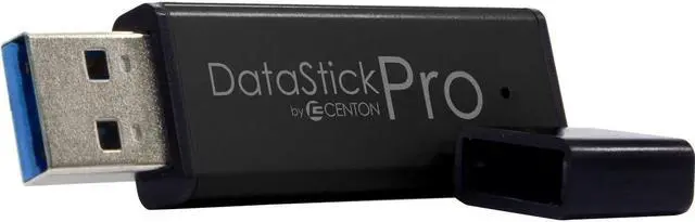 Alt view image 5 of 7 - Centon MP Essential USB 3.0 Datastick Pro (Black) 256GB