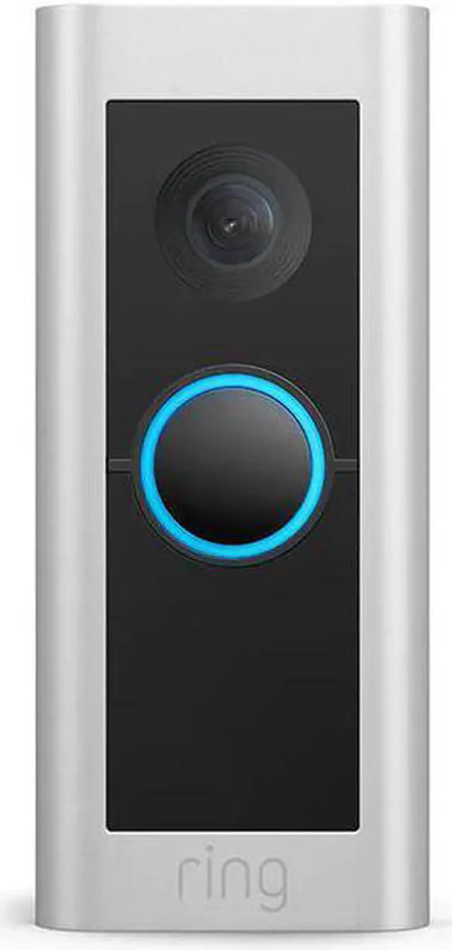 Alt view image 5 of 20 - Ring Wired Video Doorbell Pro, Smart WiFi Video Doorbell Wired - Satin Nickel