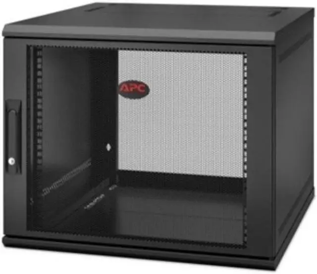 Alt view image 12 of 16 - Apc By Schneider Electric Netshelter Wx 9U Single Hinged Wall-Mount Enclosure 600Mm Deep