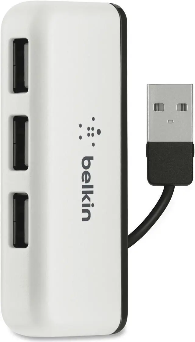 Alt view image 10 of 14 - Belkin 4-port Travel Hub