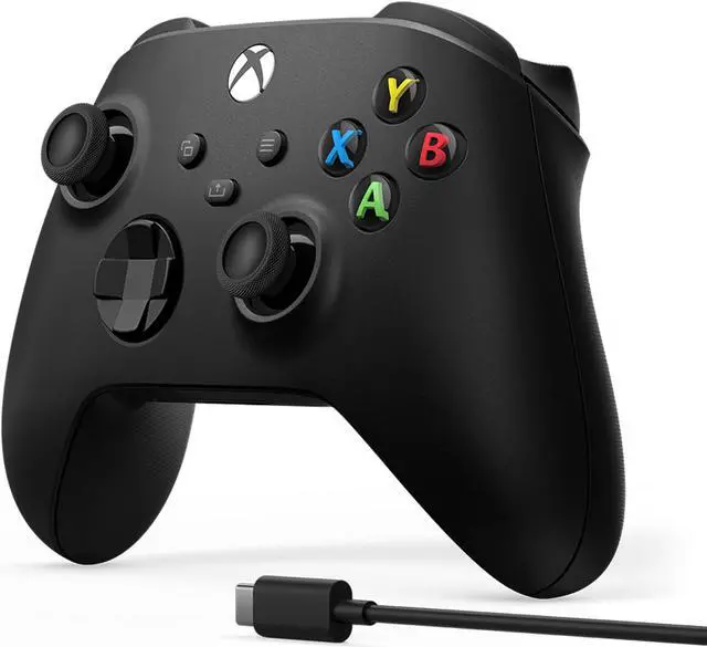 Alt view image 4 of 6 - Microsoft Xbox Wireless Controller + USB Type-C Cable Carbon Black (1V8-00001) 1V800001
