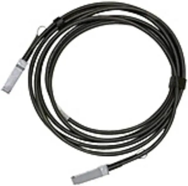 Alt view image 4 of 4 - Mellanox Passive Copper Cable, IB EDR, up to 100Gb/s, QSFP28, 1m, Black, 30AWG