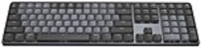 Main image of Logitech Master Series MX Mechanical Wireless Illuminated Performance Keyboard - Wireless Connectivity - Bluetooth/RF - 32.81 ft - PC, Mac - Mechanical/MX Keyswitch - Graphite