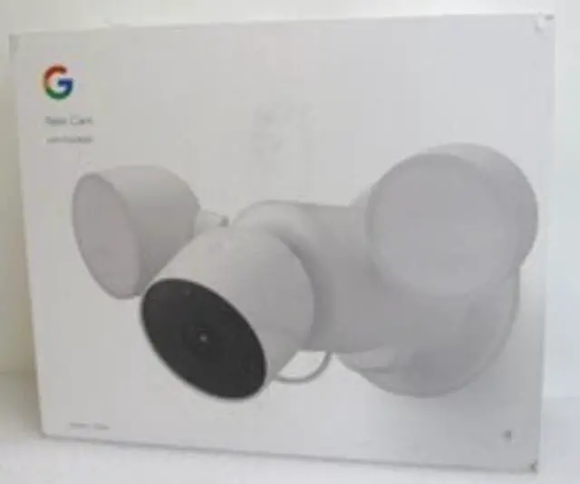 Main image of Google Nest 2 Megapixel Outdoor Full HD Network Camera - Color - Floodlight - 20 ft Infrared/Color Night Vision - H.264 - 1920 x 1080 - CMOS - Junction Box Mount - Google Home, Google Assistant ...