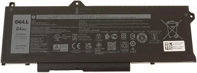 Alt view image 6 of 6 - Dell OEM Original Latitude 5521 5421 Precision 3561 4-Cell 64Wh Battery GRT01
