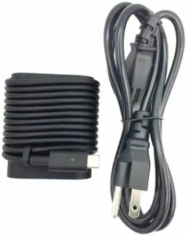 Main image of Dell JJV9D HA65NM170 USB Type-C AC Adapter With Power Cord - 100 - 240 Volt Input - 20 Volts Output