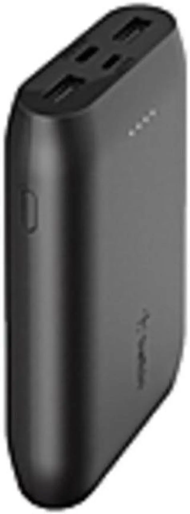 Alt view image 12 of 12 - Belkin 10000mAh Portable Power Bank Charger Dual USB & USB-C In/Out - Black