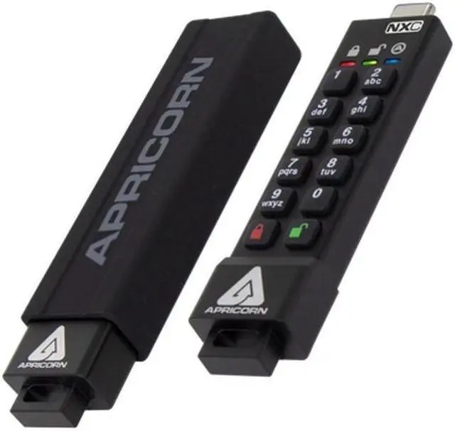 Alt view image 14 of 20 - apricorn 128gb aegis secure key 3 nxc 256-bit hardware-encrypted usb 3.2 type c flash drive, fips 140-3 level 3 validation pending (ask3-nxc-128gb)