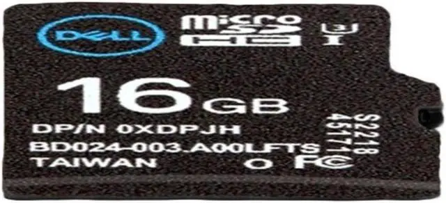 Main image of Dell XDPJH 16 GB Micro SDHC Card for IDSDM Module In 14th Gen PowerEdge Servers - UHS-I U3 - BD024-003.A00LFTS