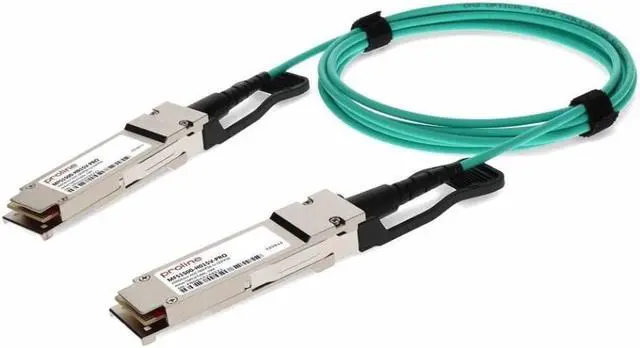 Main image of Mellanox Active Optical Cable, up to 200Gb/s IB HDR, QSFP56, 15m - 49.21 ft Fiber Optic Network Cable for Network Device - 200 Gbit/s