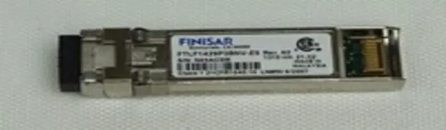 Main image of Finisar FTLF1429P3BNV-E5 (Emc 019-078-047) 16 GbE Transceiver Module - Single Mode Fiber - 10 Km Long Range - 1310 nm - Duplex LC Connector - SFP Plus