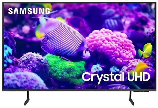 Main image of Samsung Crystal DU7200 UN55DU7200 55" Class Smart LED TV - 4K UHDTV - High Dynamic Range (HDR) - Titan Gray - HDR10+ - Edge LED Backlight - Bixby, Alexa, Google Assistant Supported - Apple TV+, ...