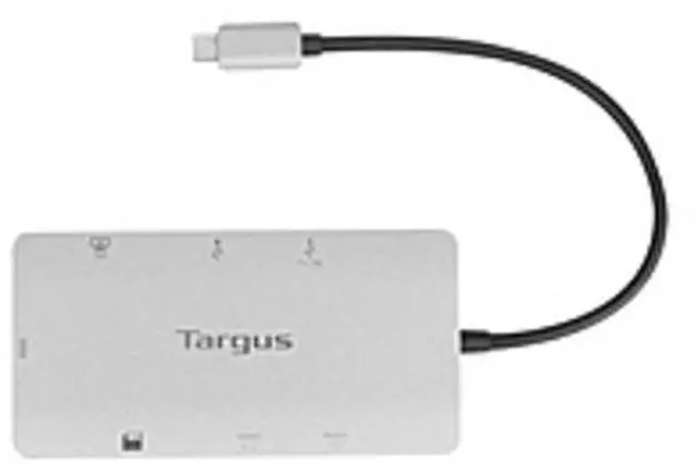 Main image of Targus USB-C Dual HDMI 4K Docking Station with 100W PD Pass-Thru - for Notebook/Monitor - Memory Card Reader - SD, microSD - 100 W - USB Type C - 2 Displays Supported - 4K - 3840 x 2160 - 2 x USB ...
