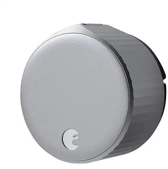 Alt view image 7 of 8 - August AUGSL05M01S0 Wi-Fi Smart Lock (4th Gen) - Silver