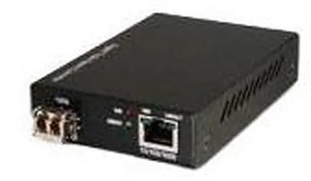 Main image of Legrand Quiktron QMC-MSSC-01-01 Fiber Media Converter - 10/100/1000 TX 1000 Base - SX LC MM