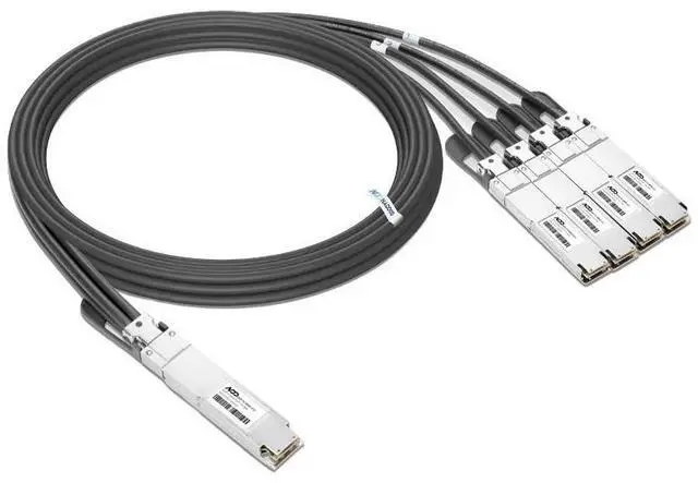 Main image of NVIDIA Mellanox MCP7Y50-N01A Passive Direct Attach Copper Breakout Splitter Cable - 4 Feet - 800GBase OSFP To 4x 200GBase OSFP - For InfiniBand Twin-Port NDR Systems