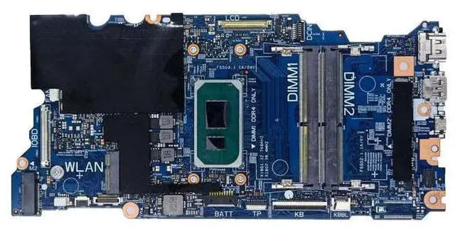 Main image of Dell 234J7 Laptop Motherboard - Intel i5-1135G7 CPU - Integrated Intel Graphics - 2-slot DDR4 SO-DIMM Compatible