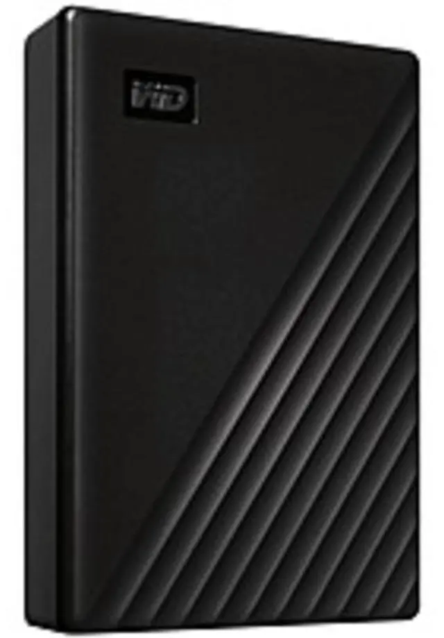 Main image of WD WDBPKJ0040BBK-WESN My Passport 4 TB Portable Hard Drive - External - Black - USB 3.0 - 256-bit Encryption Standard