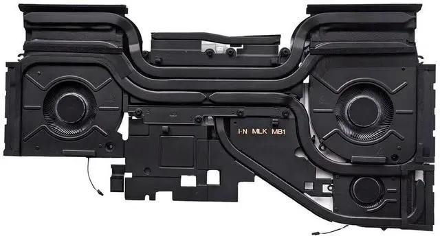 Main image of Dell RXVY2 Fan and Heatsink CPU/GPU Cooler Assembly - Black