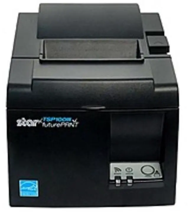 Main image of Star Micronics TSP143IIIW GRY US Direct Thermal Printer - Monochrome - Desktop - Receipt Print - 2.83" Print Width - 9.84 in/s Mono - 203 dpi - Wireless LAN - Receipt - 3.15" Label Width