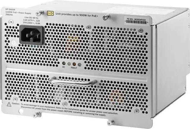 Alt view image 16 of 16 - Hpe 5400R 1100W Poe+ Zl2 Power Supply