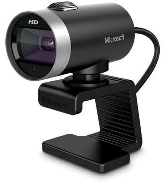 Main image of Microsoft LifeCam Webcam - 30 fps - USB 2.0 - 5 Megapixel Interpolated - 1280 x 720 Video - CMOS Sensor - Auto-focus - Widescreen - Microphone