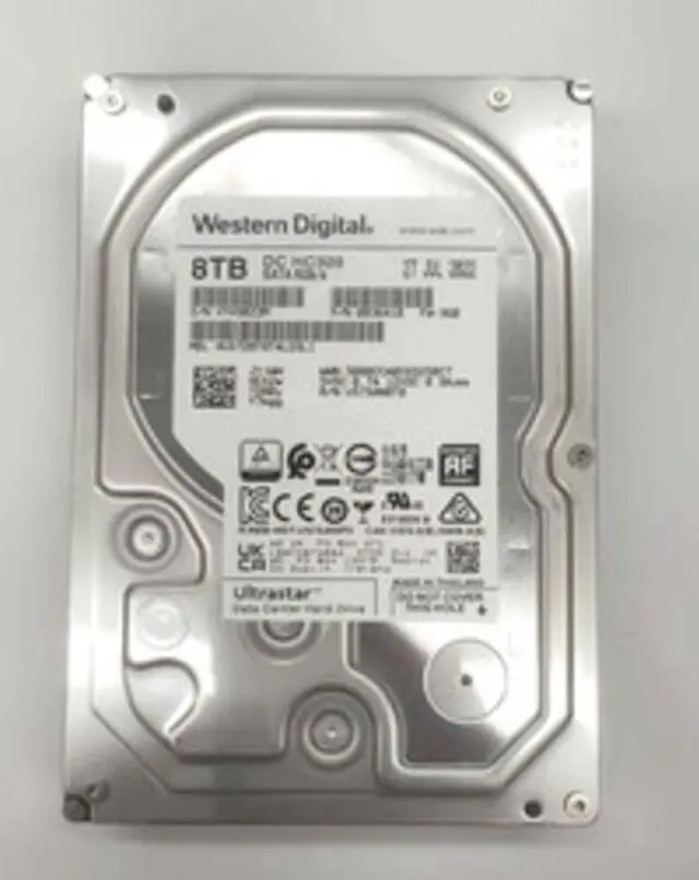 Main image of Western Digital (Hitachi 0B36410) Ultrastar DC HC320 HUS728T8TALE6L1 3.5-Inches Internal Hard Drive - 8TB - 7.2K RPM - SATA - 256MB Cache - 512e - SED - 6GB/S
