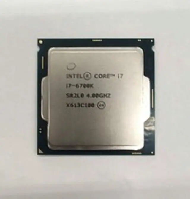 Alt view image 8 of 8 - Intel Core i7-6700K 8M Skylake SR2L0 Quad-Core 4.0 GHz LGA 1151 91W Desktop TRAY Processor CM8066201919901 with Intel HD Graphics 530 => CPU ONLY, NO HEATSINK/FAN!