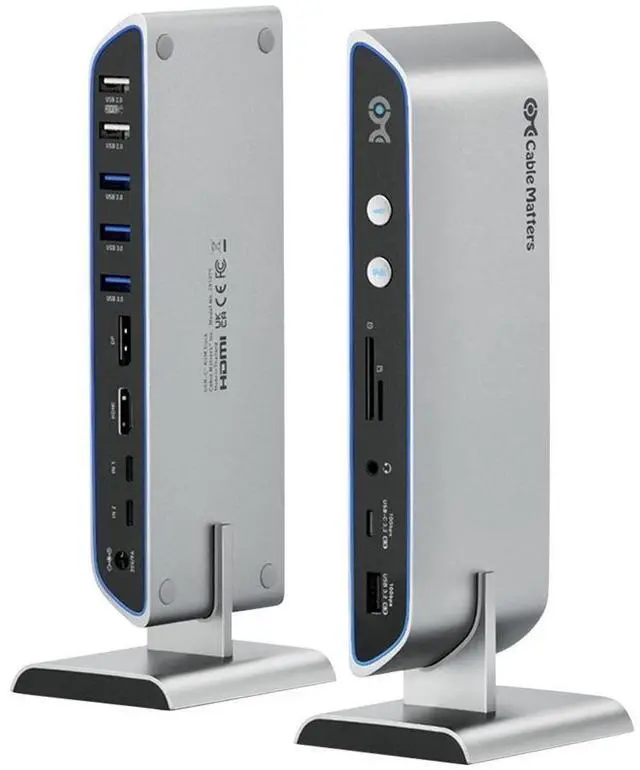 Main image of Cable Matters 201075 14-inch-1 4K 60 Hertz USB-C KVM Dock