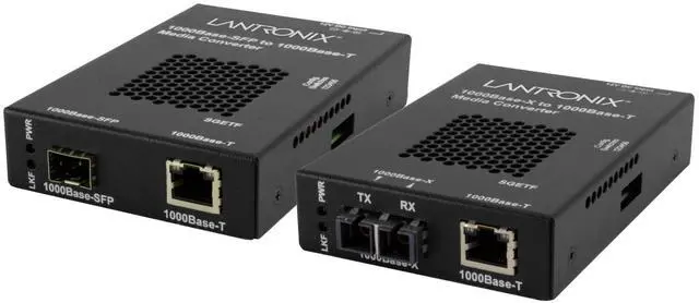 Main image of Transition Networks SGETF1040-110-NA Stand-Alone Media Converter - 1000BASE-T To 1000BASE-SX/LX - RJ-45 - SFP Mini-GBIC Fiber
