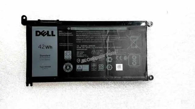 Main image of Dell FWBKR 3-cell Laptop Battery - 11.4 Volts - 42 Watthour - Lithium Ion (Li-ion)