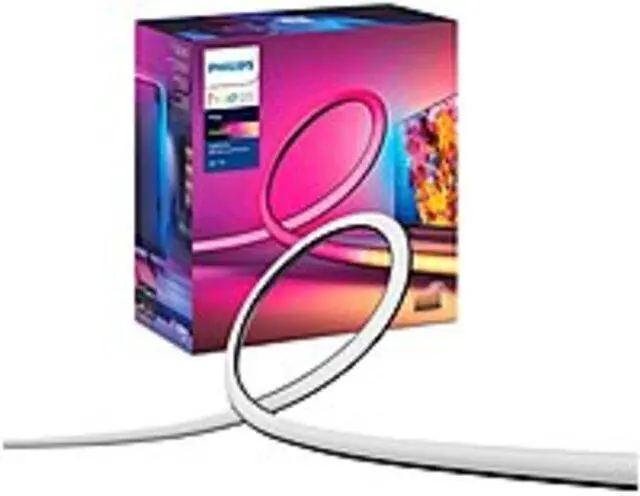 Alt view image 5 of 5 - Philips Hue Gradient LED LightStrip 55" Hue Bridge Hue Sync Box Required