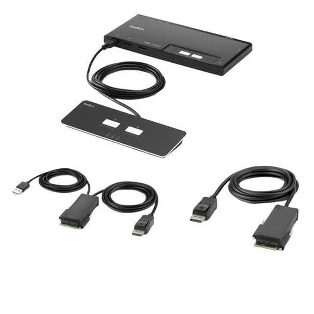Alt view image 2 of 8 - Belkin F1DN102MOD-PP-4 KVM Switchbox F1DN102MODPP4
