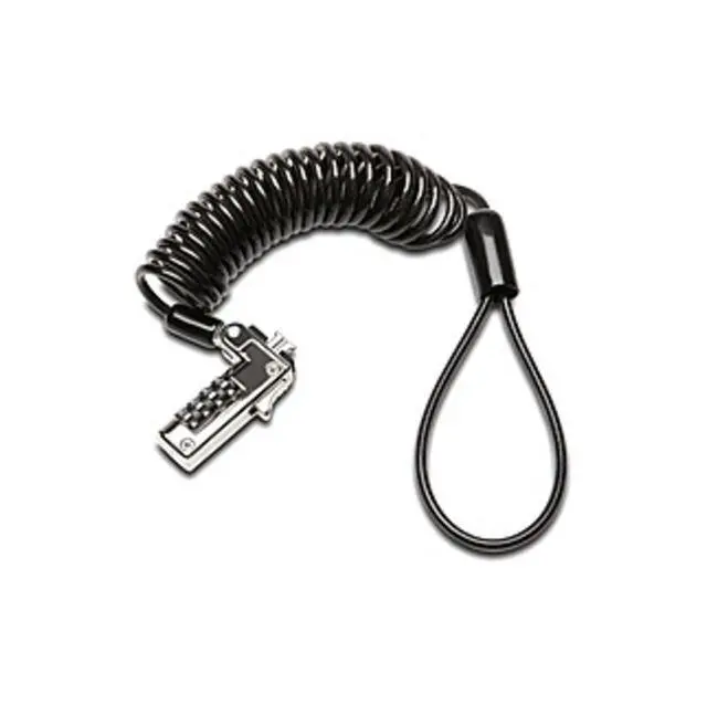 Alt view image 8 of 8 - Kensington Cable Lock - Resettable - 4-digit - Plastic, Carbon Steel - 5.91 ft - For Notebook