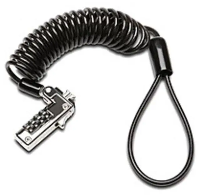 Alt view image 2 of 8 - Kensington Cable Lock - Resettable - 4-digit - Plastic, Carbon Steel - 5.91 ft - For Notebook