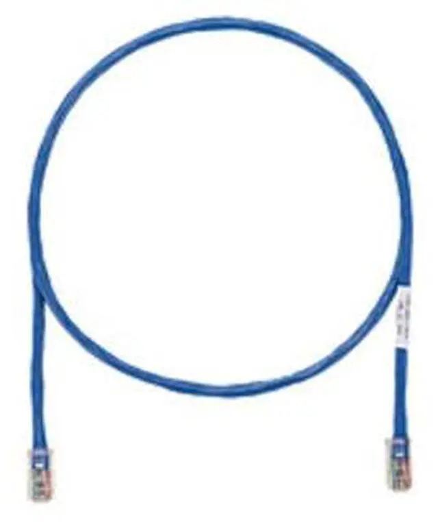 Main image of Panduit UTPSP10BUY 10 ft. Cat 6 Blue Network Ethernet Cable