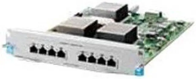 Alt view image 2 of 2 - HPE J9546A 8-Port 10GBase-T v2 zl Module