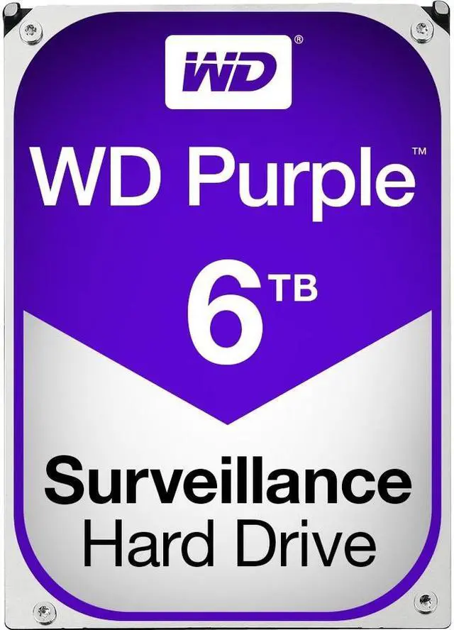 Alt view image 3 of 6 - WD Purple 6TB Surveillance Hard Drive - 5400rpm - 64 MB Buffer