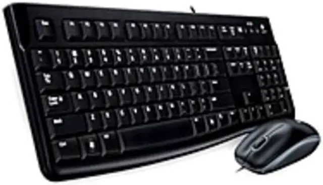 Main image of Logitech Desktop MK120 920-002565 Keyboard and Mouse Combo - USB - 1000 dpi - Black
