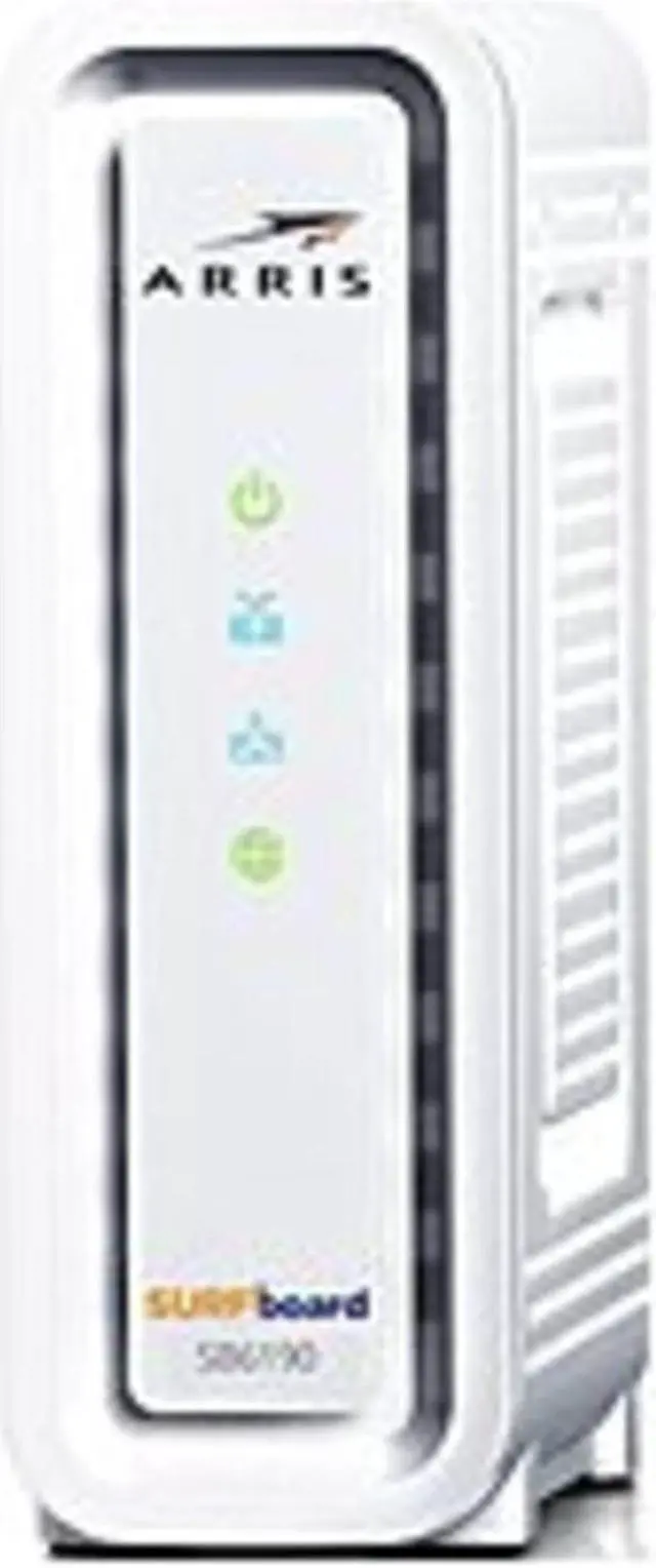 Alt view image 3 of 3 - ARRIS SURFboard White SB6190 DOCSIS 3.0 Cable Modem Approved for PenTeleData, Wide Open West / WOW, Cable One, Comcast / Xfinity, Time Warner Cable / TWC