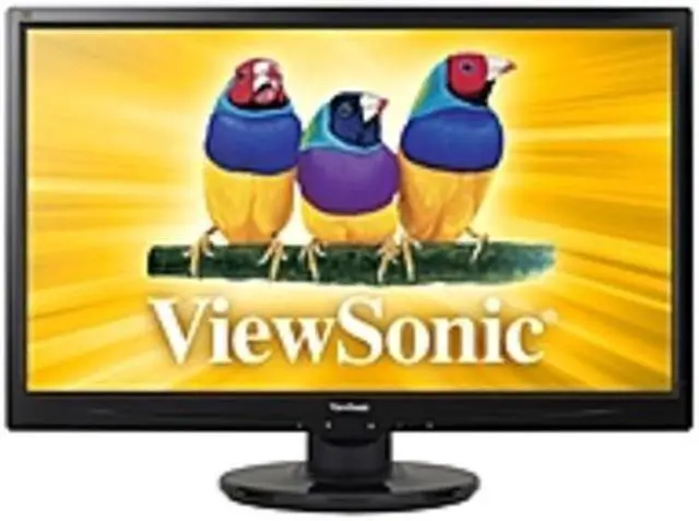 Alt view image 6 of 6 - Viewsonic VA2446m-LED 24" LED LCD Monitor - 16:9 - 5 ms - Adjustable Monitor Angle - 1920 x 1080 - 1,000,000:1 - Full HD - Speakers - DVI - VGA - 34 W - ENERGY STAR 5.0, WEEE, RoHS, REACH, TCO ...