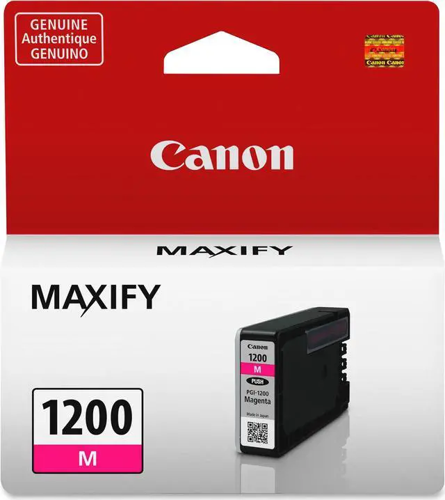 Alt view image 5 of 11 - Canon PGI-1200 M (9233B001) Ink Cartridge, 300 page yield; Magenta