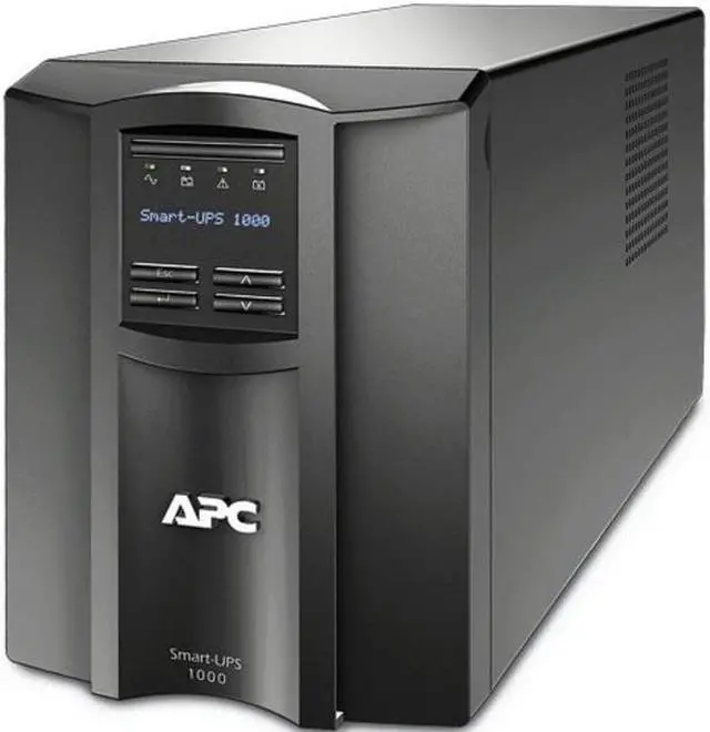 Main image of APC SMT1000C Smart-UPS 1000VA LCD UPS with SmartConnect Remote Monitoring - 700 Watts - 680-Joule Surge - Black
